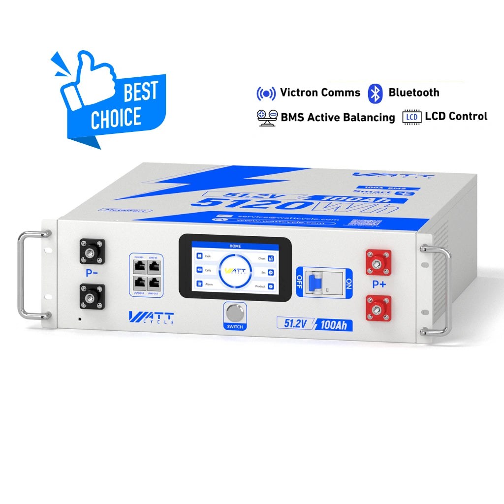 WattCycle V2.5 Server Rack 48V 100Ah
