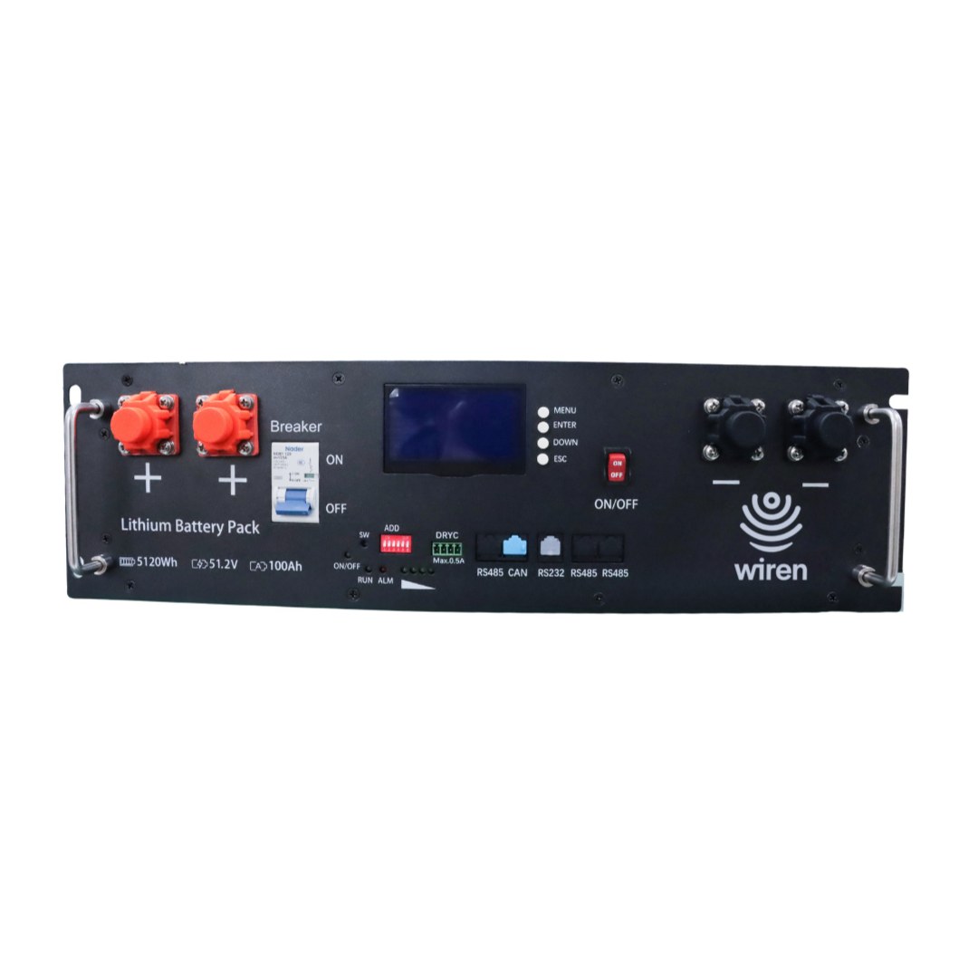 Wiren U5 Server Rack 48V 100Ah (5.12kWh)